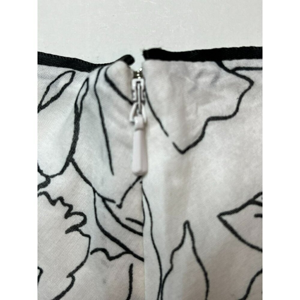 Jones New York Midi Skirt sz 14W Cotton Lined Bloomcore Flowy Fairy - Picture 4 of 7